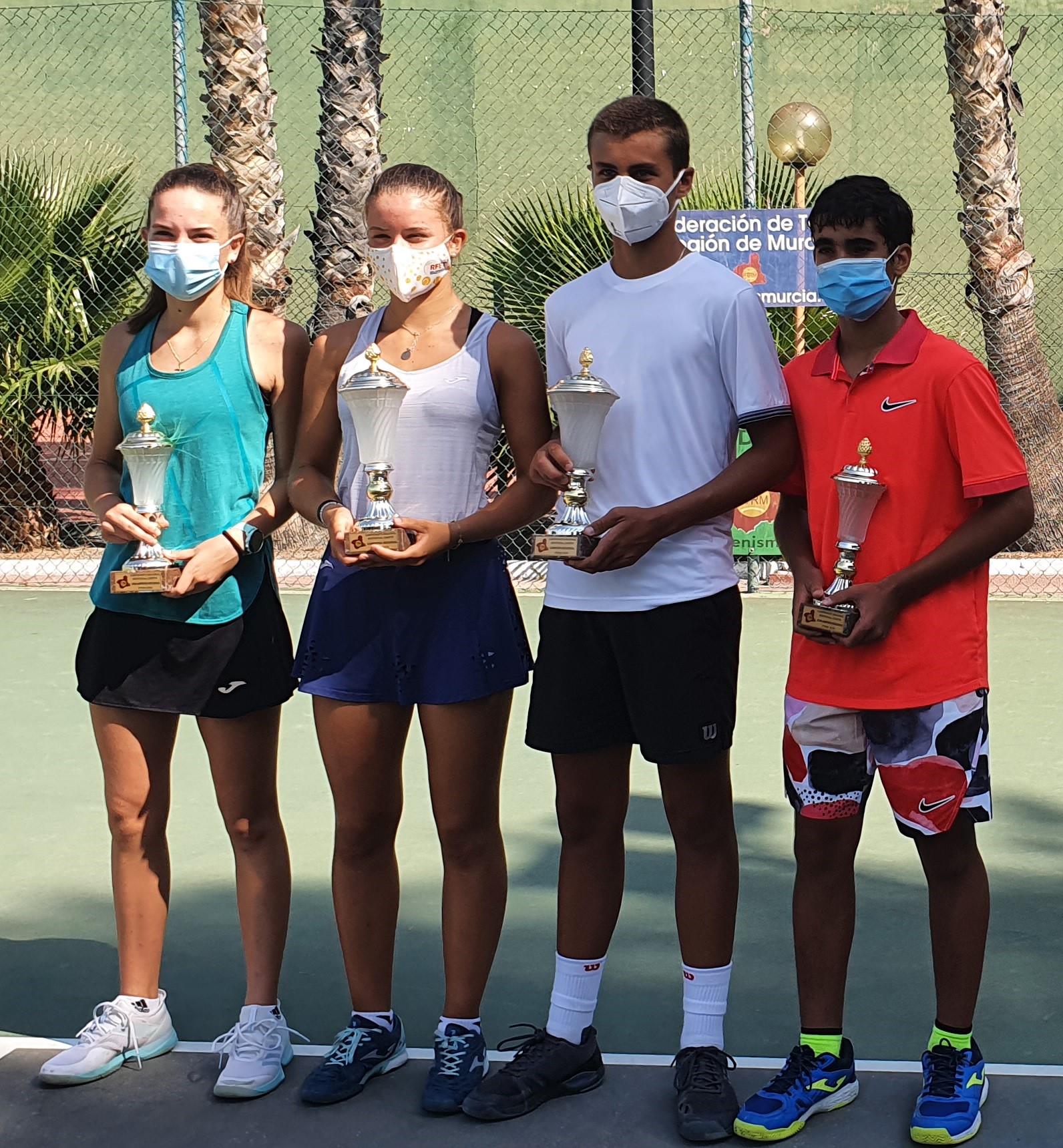 Finalistas del Campeonato Regional Cadete de la FTRM