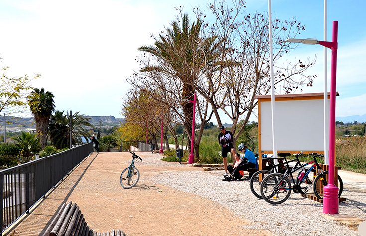 Mirador de la Mota del Rio en Lorquí